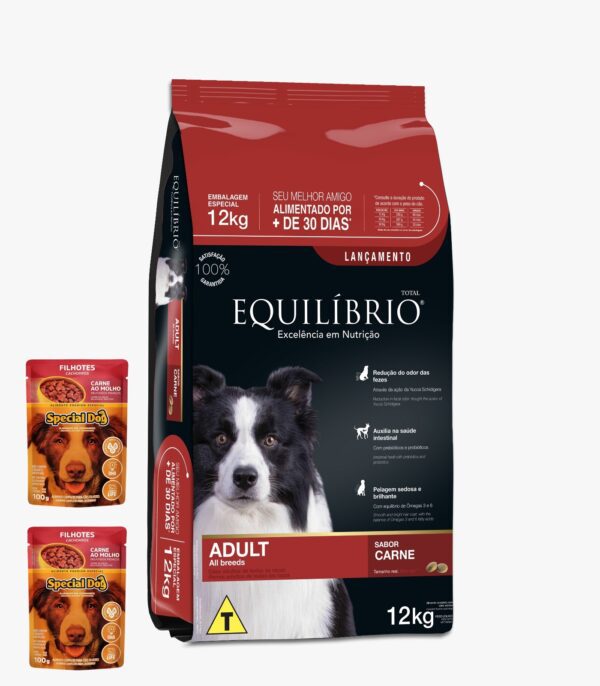 comida para perros equilibrio carne