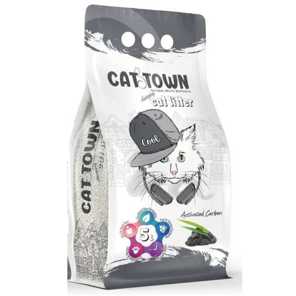 arena aglomerante cat town carbon activado